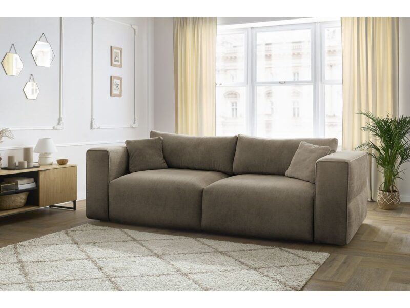 Canapé Ezechiel Bobochic : un convertible coffre 3 places au style moderne assumé - Canapé Bobochic