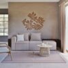 Canapé Jill Maisons Du Monde : un 2/3 places modulable en velours côtelé beige pour salon lumineux - Canapé Maisons du Monde