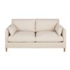 Canapé Julian Maisons Du Monde : un 3/4 places en textile tramé beige pensé pour les salons familiaux - Canapé Maisons du Monde
