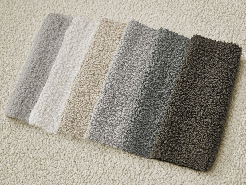 Canapé Leonore Bobochic : un angle fixe en bouclette beige taillé pour les salons qui veulent du moelleux sans se ruiner - Canapé Bobochic