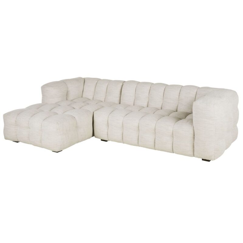 Canapé Lilo Maisons du Monde : un angle gauche nuage en sable pour les salons qui veulent du caractère - Canapé Maisons du Monde