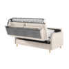 Canapé Mika Usinestreet : un convertible express 3 places fabriqué en Europe avec matelas 14 cm - Canapé UsineStreet