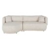 Canapé Modjo Maisons Du Monde : un angle gauche beige sable pour structurer un salon contemporain - Canapé Maisons du Monde