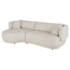 Canapé Modjo Maisons Du Monde : un angle gauche beige sable pour structurer un salon contemporain - Canapé Maisons du Monde
