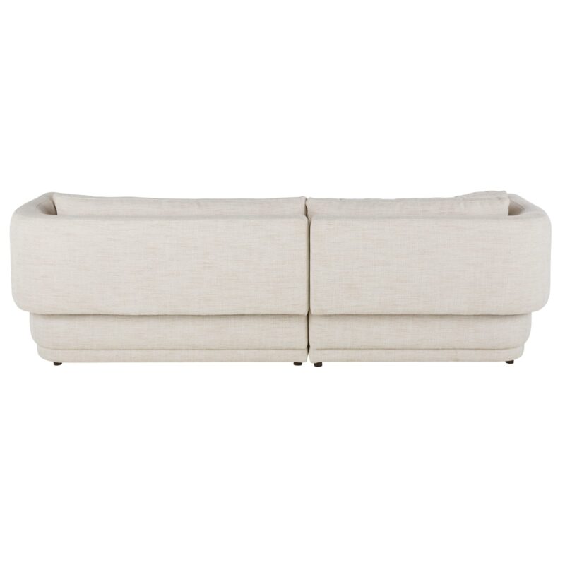 Canapé Modjo Maisons Du Monde : un angle gauche beige sable pour structurer un salon contemporain - Canapé Maisons du Monde