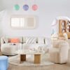 Canapé Modjo Maisons Du Monde : un angle gauche beige sable pour structurer un salon contemporain - Canapé Maisons du Monde