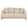 Canapé Romy Maisons Du Monde : un 3 places bouclettes beige au style cocooning assumé - Canapé Maisons du Monde
