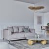 Canapé Romy Maisons Du Monde : un 3 places bouclettes beige au style cocooning assumé - Canapé Maisons du Monde