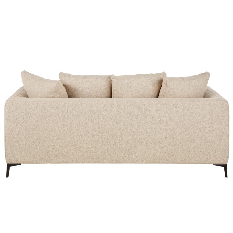 Canapé Romy Maisons Du Monde : un 3 places bouclettes beige au style cocooning assumé - Canapé Maisons du Monde