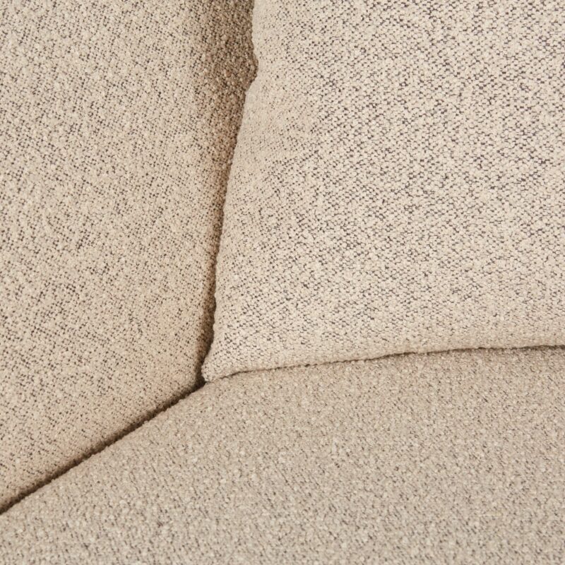 Canapé Romy Maisons Du Monde : un 3 places bouclettes beige au style cocooning assumé - Canapé Maisons du Monde