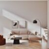 Canapé Tokyo Maisons Du Monde : un angle droit en textile tramé beige pour structurer votre salon avec élégance - Canapé Maisons du Monde