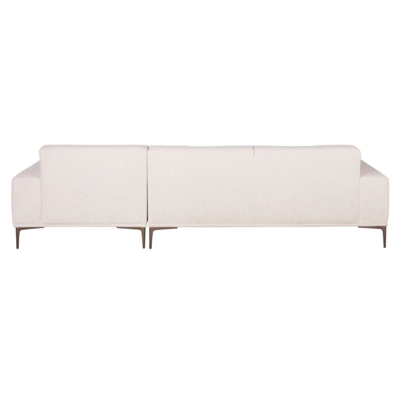 Canapé Tokyo Maisons Du Monde : un angle droit en textile tramé beige pour structurer votre salon avec élégance - Canapé Maisons du Monde