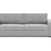 Canapé Zack Conforama : un convertible 3 places gris avec poufs intégrés pour les petits budgets malins - Canapé Conforama