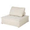 Chauffeuse Neo Elementary Maisons Du Monde : la pièce modulable beige sable qui complète un canapé sans compromis - Canapé Maisons du Monde