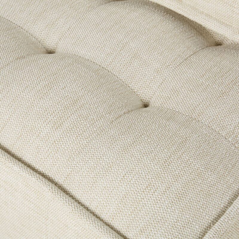 Chauffeuse Neo Elementary Maisons Du Monde : la pièce modulable beige sable qui complète un canapé sans compromis - Canapé Maisons du Monde