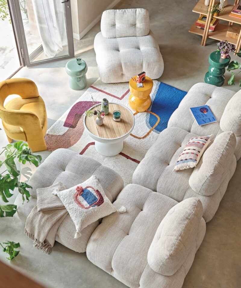 Chauffeuse Pump Maisons Du Monde : une 1/2 places vintage capitonnée qui joue dans la cour des grands - Canapé Maisons du Monde