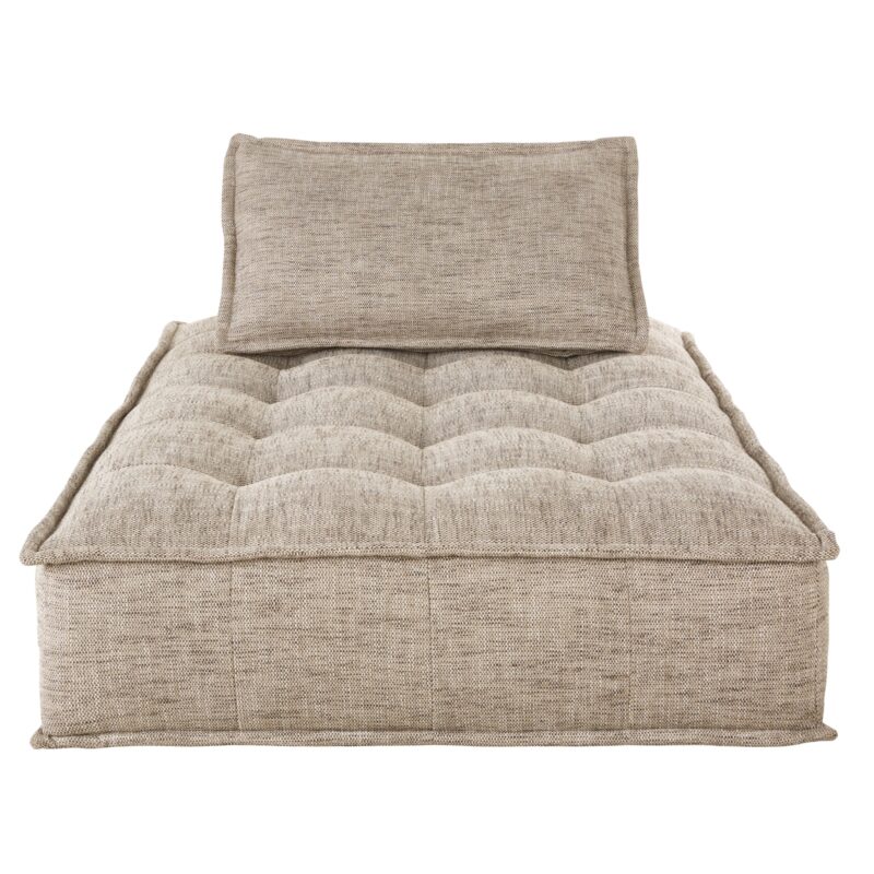 Méridienne Neo Elementary Maisons Du Monde : la pièce modulable taupe qui transforme un canapé ordinaire en vrai coin cosy - Canapé Maisons du Monde