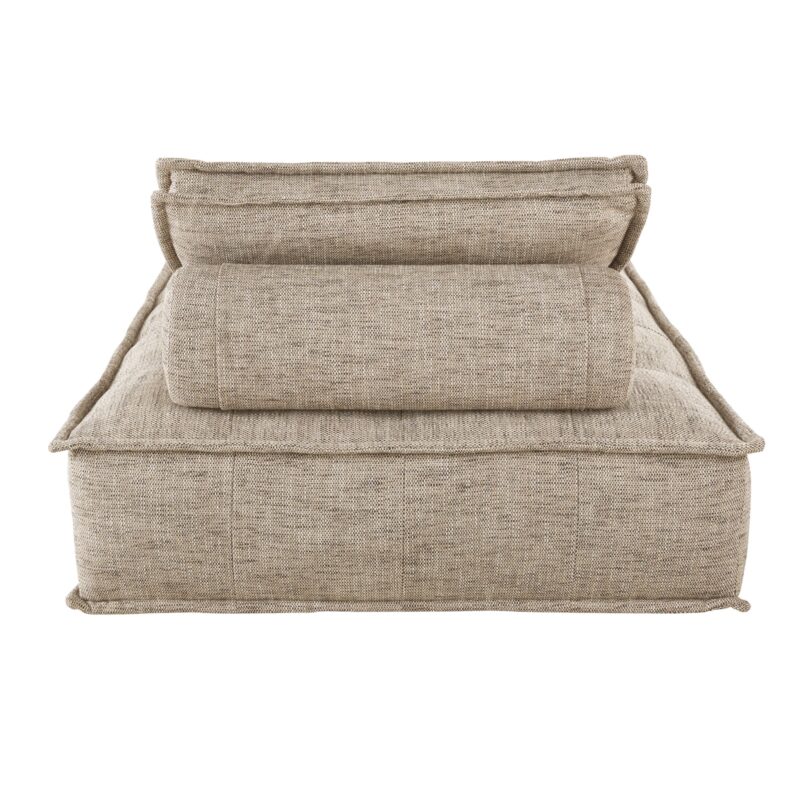 Méridienne Neo Elementary Maisons Du Monde : la pièce modulable taupe qui transforme un canapé ordinaire en vrai coin cosy - Canapé Maisons du Monde