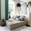 Méridienne Neo Elementary Maisons Du Monde : la pièce modulable taupe qui transforme un canapé ordinaire en vrai coin cosy - Canapé Maisons du Monde