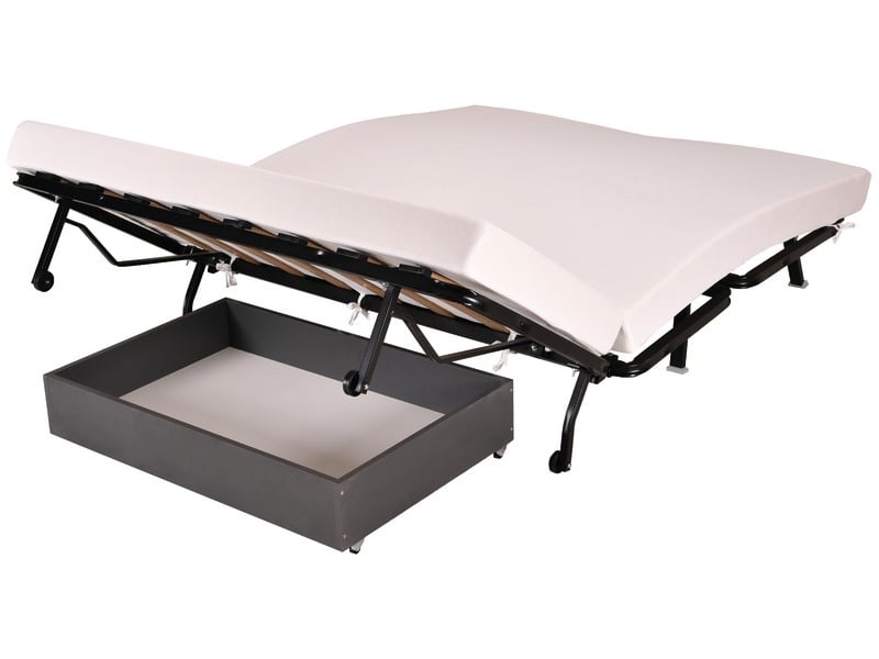 Banquette-lit BZ Comfort Bultex Box Conforama : une convertible 140×190 made in France avec coffre intégré pour les petits espaces - Canapé Conforama