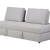 Canapé Boston Conforama : un convertible 3 places gris avec coffre intégré pour les intérieurs pratiques - Canapé Conforama