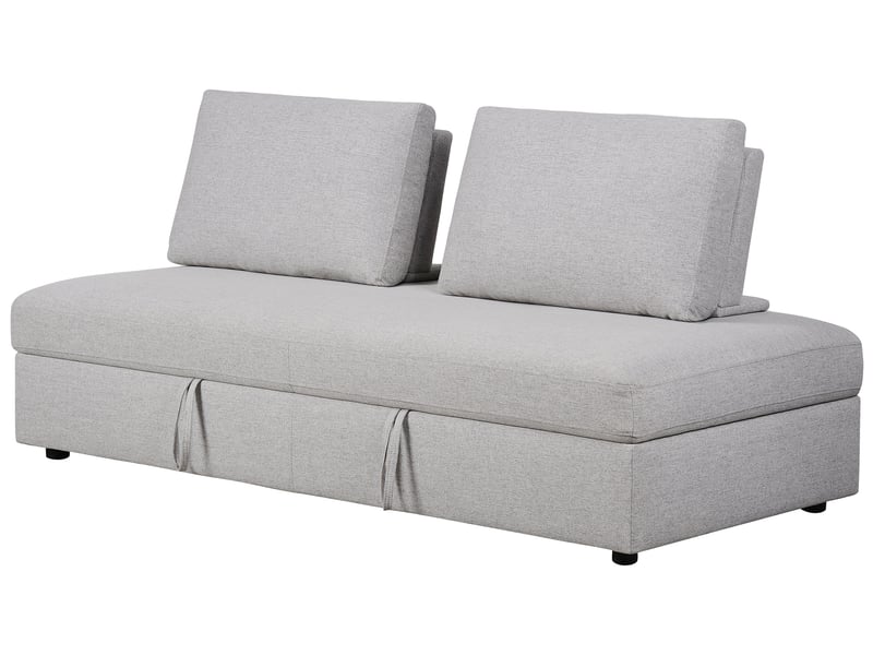 Canapé Boston Conforama : un convertible 3 places gris avec coffre intégré pour les intérieurs pratiques - Canapé Conforama