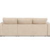 Canapé Butler Conforama : un angle relax manuel beige sable avec coffre et têtières pour grands salons - Canapé Conforama