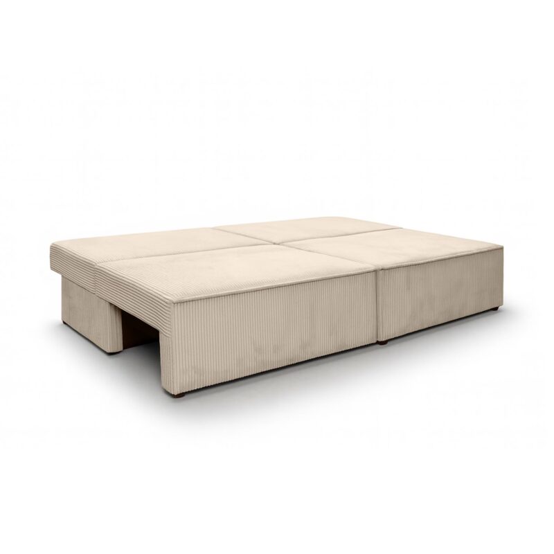 Canapé Fiona Usinestreet : un convertible compact sans accoudoirs avec coffre, idéal pour les petits espaces - Canapé UsineStreet