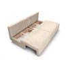 Canapé Fiona Usinestreet : un convertible compact sans accoudoirs avec coffre, idéal pour les petits espaces - Canapé UsineStreet