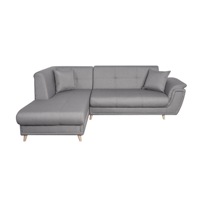 Canapé Flavie Usinestreet : un angle convertible scandinave avec coffres de rangement intégrés - Canapé UsineStreet