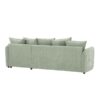 Canapé Lomoco Cottage Conforama : un angle convertible vert 4 places qui joue la carte du pratique sans sacrifier le style - Canapé Conforama