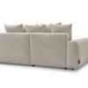 Canapé Roxelane Conforama : un angle convertible beige 3 places qui vise le polyvalent à tout prix - Canapé Conforama
