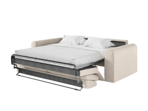 Canapé Silvio Usinestreet : un convertible express 3 places avec vrai matelas pour couchage quotidien - vue détaillée