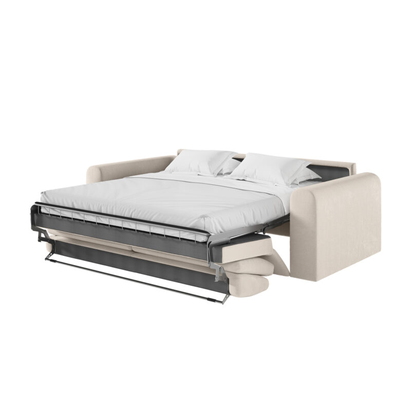 Canapé Silvio Usinestreet : un convertible express 3 places avec vrai matelas pour couchage quotidien - Canapé UsineStreet