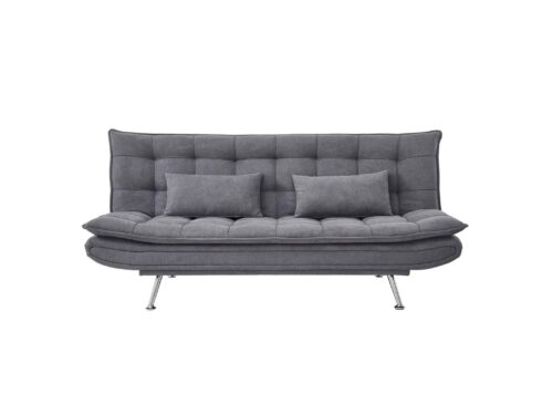 Banquette Holly Conforama : un clic clac 3 places gris sobre pour accueillir sans sacrifier le salon - Canapé Conforama