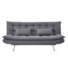 Banquette Holly Conforama : un clic clac 3 places gris sobre pour accueillir sans sacrifier le salon - Canapé Conforama