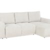 Canapé Allison Conforama : un angle convertible beige pour salon spacieux avec coffre de rangement - Canapé Conforama