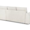Canapé Allison Conforama : un angle convertible beige pour salon spacieux avec coffre de rangement - Canapé Conforama