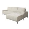 Canapé Arthur Conforama : un angle convertible 4 places en beige pour les familles qui manquent de place - Canapé Conforama