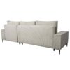 Canapé Arthur Conforama : un angle convertible 4 places en beige pour les familles qui manquent de place - Canapé Conforama