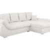 Canapé Eden Conforama : un angle convertible beige 4 places avec coffre pour les familles qui manquent de place - Canapé Conforama