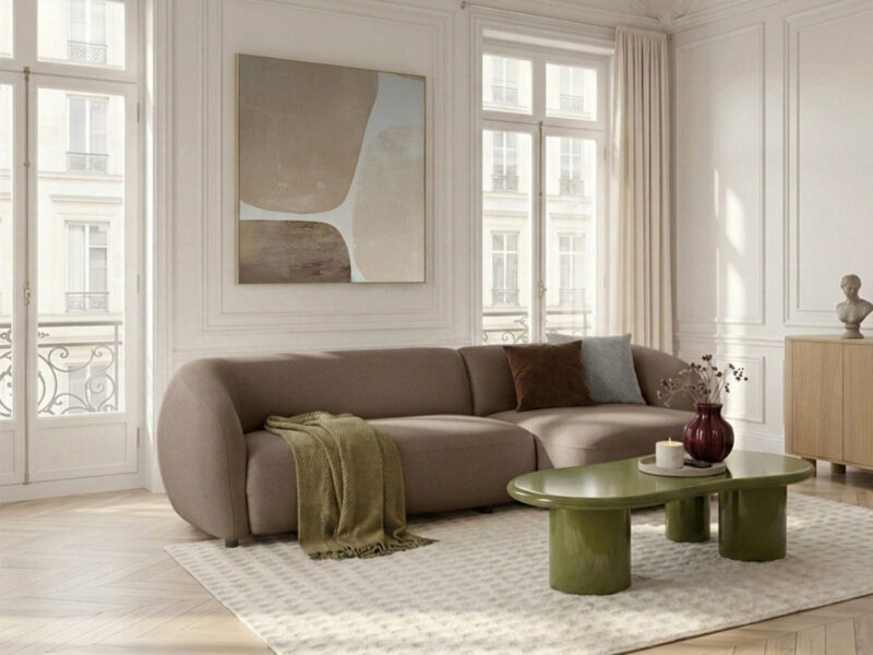 Canapé Halo Bobochic : un angle convertible électrique avance-recule pour ceux qui veulent tout sans compromis - Canapé Bobochic