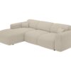 Canapé Pogni Maison Céphy : un angle gauche convertible 5 places au design arrondi pour les grandes familles - Canapé Angle Réversible