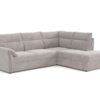 Canapé Primo Conforama : un angle convertible beige sable avec coffre pour les salons polyvalents - Canapé Conforama