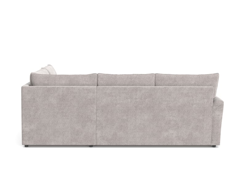 Canapé Primo Conforama : un angle convertible beige sable avec coffre pour les salons polyvalents - Canapé Conforama