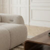 Canapé Ruby Bobochic : un angle électrique avance-recule en chenille beige pour les salons qui veulent du confort sans compromis - Canapé Bobochic