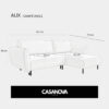 Canapé Alix Casanova Paris : analyse d&rsquo;un angle beige qui joue dans la cour des grands - Canapé Beige