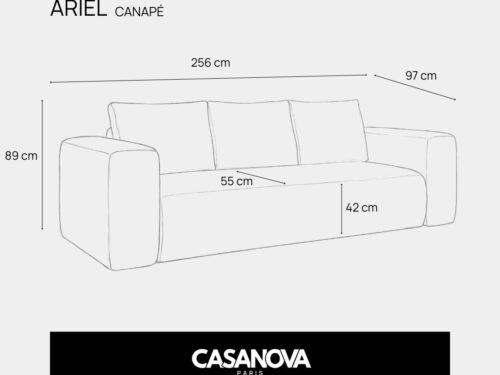 Canapé Ariel Casanova Paris : un convertible 2,56 m qui tient vraiment ses promesses ? Canapé Ariel Casanova Paris : un convertible 2,56 m qui tient vraiment ses promesses ?