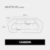 Canapé Arlette Casanova Paris : l&rsquo;analyse d&rsquo;un 3 places compact pour petit salon - Canapé Beige