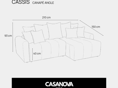 Canapé Cassis Casanova Paris : 210 cm dans votre salon, est-ce vraiment jouable ?